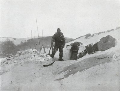 इग्लू डोर, 1912, 1913 में ब्राउनिंग द्वारा जी। मुर्रे लेविक