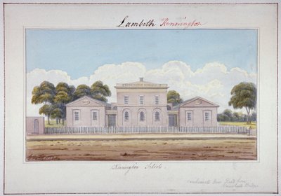 केनिंगटन स्कूल, कैम्बरवेल न्यू रोड, लैम्बेथ, लंदन, 1826 द्वारा जी येट्स