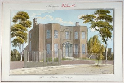 मैनर हाउस, न्यूटन, साउथवार्क, लंदन, 1826 द्वारा जी येट्स