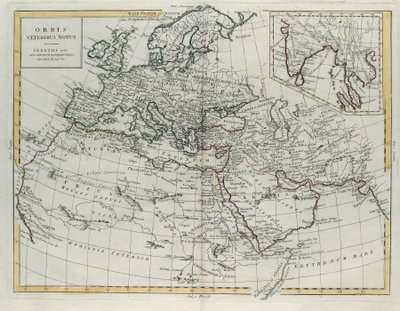 विश्व में पूर्वजों के लिए जाना जाता है, जी। जुलियानी द्वारा उत्कीर्ण, 1785 में वेनिस में प्रकाशित सबसे नए एटलस के टोम IV से लिया गया, एंटोनियो जट्ट, निजी संग्रह द्वारा द्वारा जी। जुलियानी