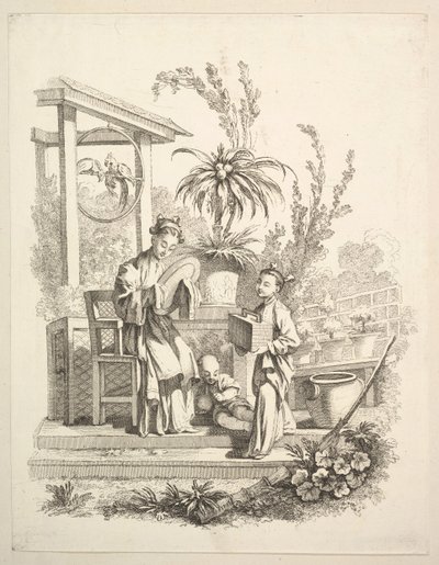 शौचालय, सीए। 1742। द्वारा गेब्रियल ह्यूक्वियर