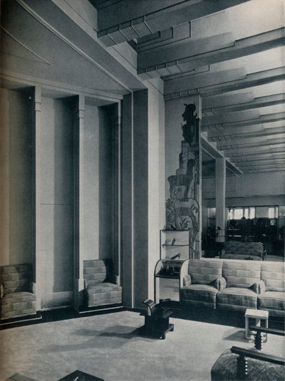 कॉर्नर ऑफ शू सैलून, Roos Bros., सैन फ्रांसिस्को।, 1930 द्वारा गेब्रियल मौलिन