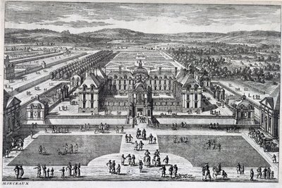 Parc Monceau: 17 वीं शताब्दी के अंत में पेरेल द्वारा सामान्य दृश्य द्वारा गेब्रियल पेरेल