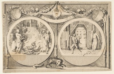 जेसुइट्स का निष्कासन, 1761। द्वारा Gabriel de Saint-Aubin