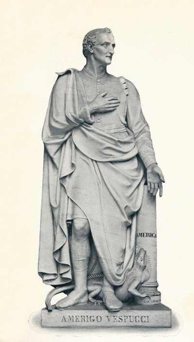अमेरिगो वेस्पुसी, 1454-1512, 1912 द्वारा गेटानो ग्राज़िनी