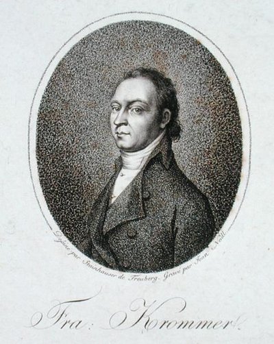 फ्रांज क्रॉमर (1759-1831) जीन नीडल द्वारा उकेरा गया (उत्कीर्णन) द्वारा गंडोल्फ अर्न्स्ट (बाद में) स्टेनहौसेर