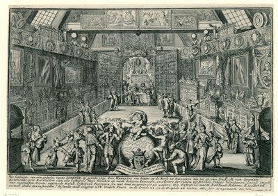1695 में एंटवर्प में हेनरिकस वैन सोस्ट की लॉटरी द्वारा गैस्पार बुट्टेट्स
