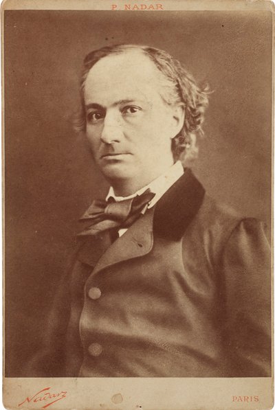 चार्ल्स बॉडेलेयर का पोर्ट्रेट 1821-1867, सीए 1855। द्वारा गैसपार्ड फेलिक्स नादर