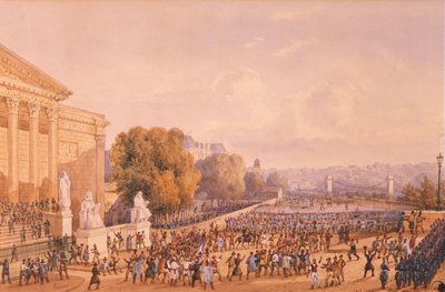 15 मई 1848 को पैलस बॉर्बन के सामने विद्रोह द्वारा गैसपार्ड गोबूट