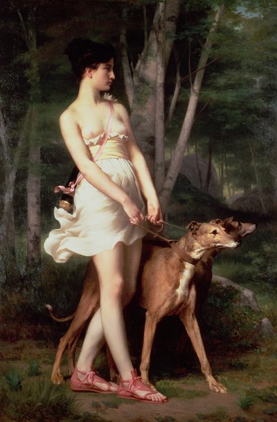 डायना दी हंट्रेस द्वारा Gaston Casimir Saint Pierre