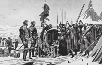 मेट्ज़ की घेराबंदी (लिथो) द्वारा गैस्टन मेलिंग्यू