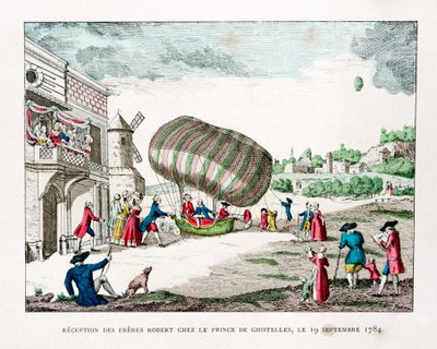 1784, 1887 में घिसाले के राजकुमार द्वारा रॉबर्ट ब्रदर्स का रिसेप्शन द्वारा गैस्टन टिशैंडियर