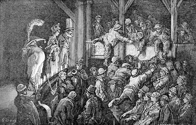 द पेनी गैफ़, 1872 द्वारा गौचार्ड ब्रूनियर