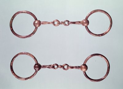हॉर्स बिट्स, ला गॉर्ज-मइलेट से, Tene I (c.475-0 BC) (कांस्य) द्वारा Gaulish