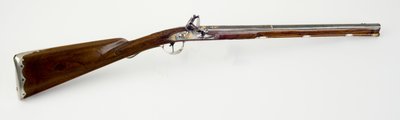 एक बच्चे के लिए फ्लिंटलॉक गन, c.1780 (लकड़ी, स्टील, सींग और चांदी के साथ गिल्डिंग और नीलापन) द्वारा गवरिला पर्मियाकोव