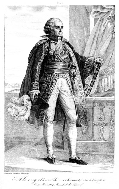 बॉन एड्रिएन जीननोट डी मोनसी 1754-1842, फ्रांस का मार्शल, 1839। द्वारा Geille