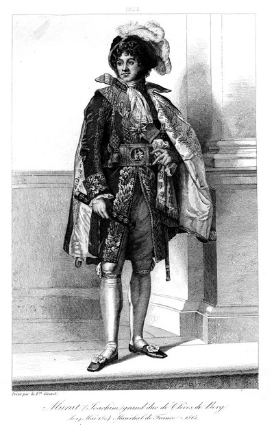Joachim Murat 1767-1815, Marshal of France, 1839. द्वारा Geille