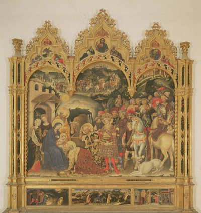 मैगी वेपरपीस, 1423 (पैनल पर तापमान) का आयोजन द्वारा जेंटाइल दा फैब्रियानो