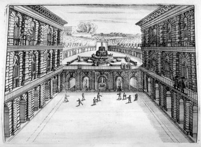 चेटू और उद्यान डिजाइन, 1664 द्वारा जॉर्ज एंड्रियास बॉकलर