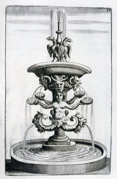 फाउंटेन डिजाइन, 1664 द्वारा जॉर्ज एंड्रियास बॉकलर