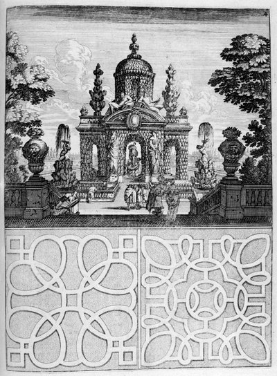 घर और उद्यान डिजाइन, 1664 द्वारा जॉर्ज एंड्रियास बॉकलर