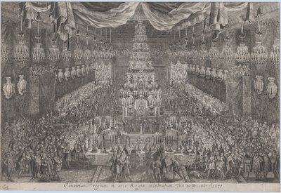 चार्ल्स इलेवन, स्टॉकहोम, 20 दिसंबर, 1672, 1672 का राज्याभिषेक। द्वारा जॉर्ज क्रिस्टोफ ईममार्ट