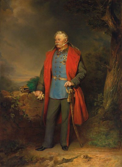 रैडसेट 1766-1858, 1852 के फील्ड मार्शल जोसेफ ग्राफ रेडजेस्की। द्वारा जॉर्ज डेकर