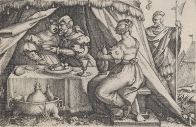जूडिथ और Holofernes भोजन। द्वारा जॉर्ज पेन्कज़