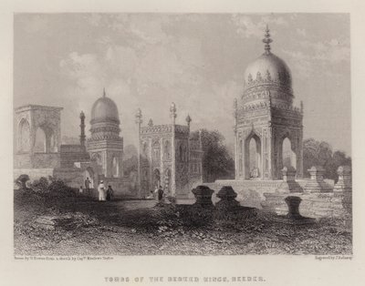 बीरेड किंग्स के मकबरे, बीडर (रंग लिथो) द्वारा जॉर्ज (बाद) होवसे