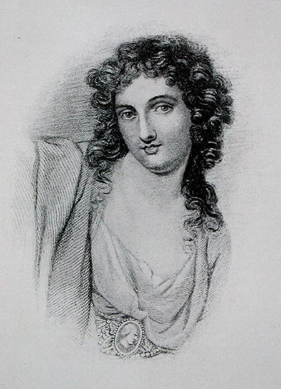 लेडी हैमिल्टन (सी.1765-1815) (उत्कीर्णन) द्वारा जॉर्ज (बाद) रोमनी