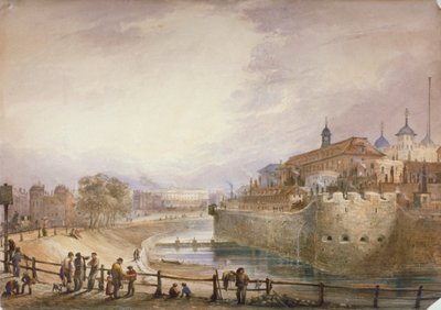 लंदन का टॉवर, c1840 द्वारा जॉर्ज बी कैंपियन