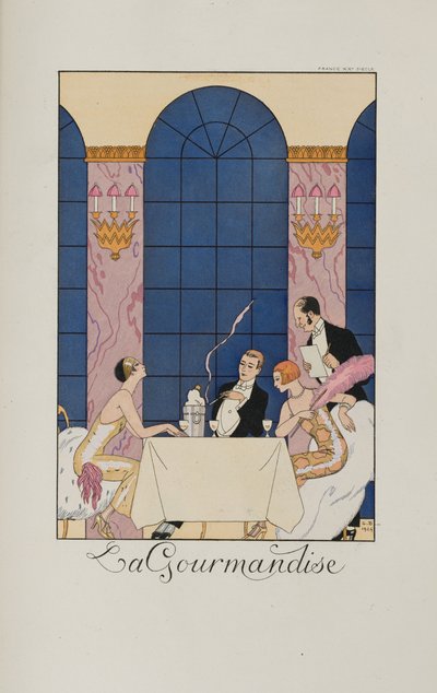तामझाम और तामझाम: ला गौरमंडिस, 1924। द्वारा जॉर्ज नाई