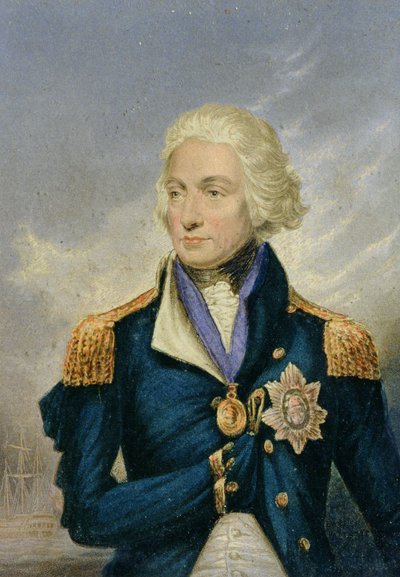 होरातियो, विस्काउंट नेल्सन (1758-1805) (रंगीन प्रिंट) द्वारा जॉर्ज बैक्सटर