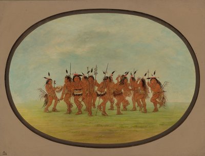 मनोरंजक नृत्य - सिओक्स, 18611869। द्वारा जॉर्ज कैटलिन