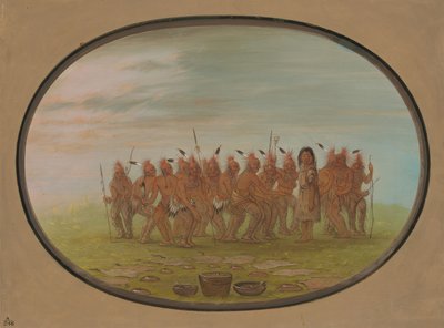 बर्दाचे के लिए नृत्य - सौकी, 18611869। द्वारा जॉर्ज कैटलिन