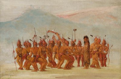 बर्डश के लिए नृत्य, 1835-1837। द्वारा जॉर्ज कैटलिन