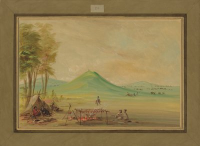 अप्रैल 1686, 1847-48 में एक टेक्सास प्रेयरी पर एक्सपीडिशन एक्सिडेंट द्वारा जॉर्ज कैटलिन