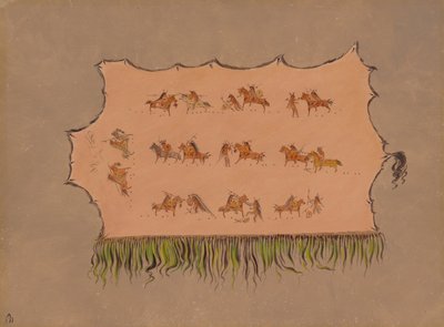 चीफ फोर मेन्स रोब की फैक्सिमाइल - मंडन, 18611869। द्वारा जॉर्ज कैटलिन