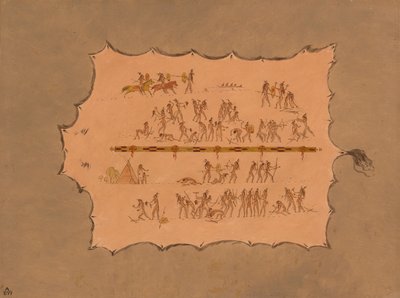 सिओक्स रोब की प्रतिकृति, 18611869। द्वारा जॉर्ज कैटलिन