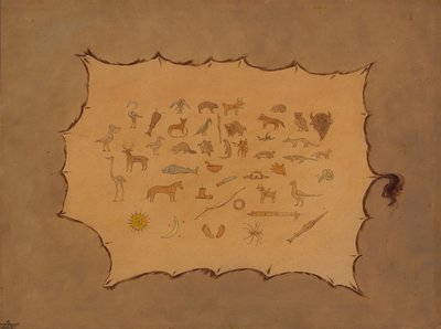 एक ओजिबेवे रोब की प्रतिकृति, 18611869। द्वारा जॉर्ज कैटलिन