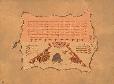 एक ओमाहा रोब की प्रतिकृति, 18611869। द्वारा जॉर्ज कैटलिन