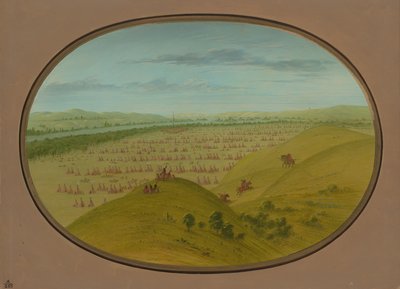 फोर्ट पियरे, 18611869। द्वारा जॉर्ज कैटलिन
