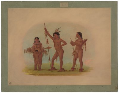 चार मुरा भारतीय द्वारा जॉर्ज कैटलिन