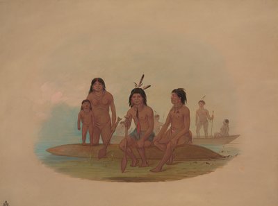 मारहुआ इंडियंस, 18541869। द्वारा जॉर्ज कैटलिन