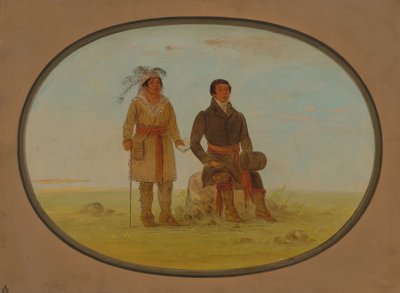 मोहिगन प्रमुख और एक मिशनरी, 18611869। द्वारा जॉर्ज कैटलिन