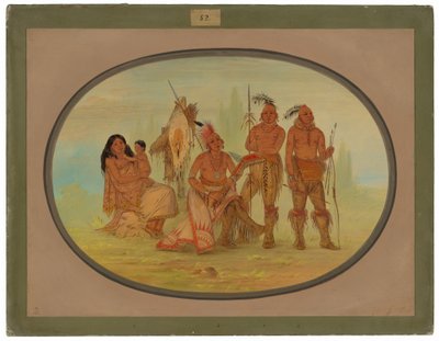 ओसेज इंडियंस द्वारा जॉर्ज कैटलिन