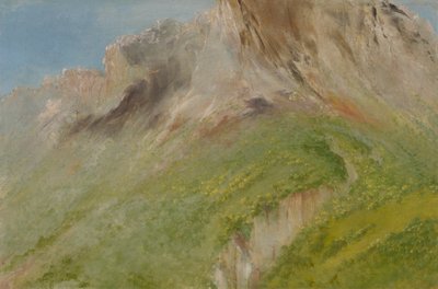 ता-वा-क्यू-नाह, या रॉकी पर्वत, कोमांचे गांव के पास, 1834-1835। द्वारा जॉर्ज कैटलिन