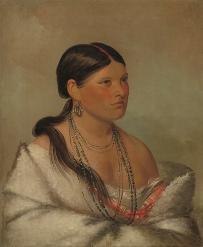 द फीमेल ईगल, शवानो, 1830 द्वारा जॉर्ज कैटलिन