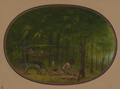 द ग्रेट एंट-ईटर, 18541869। द्वारा जॉर्ज कैटलिन