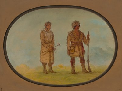 दो चेरोकी प्रमुख, 18611869। द्वारा जॉर्ज कैटलिन